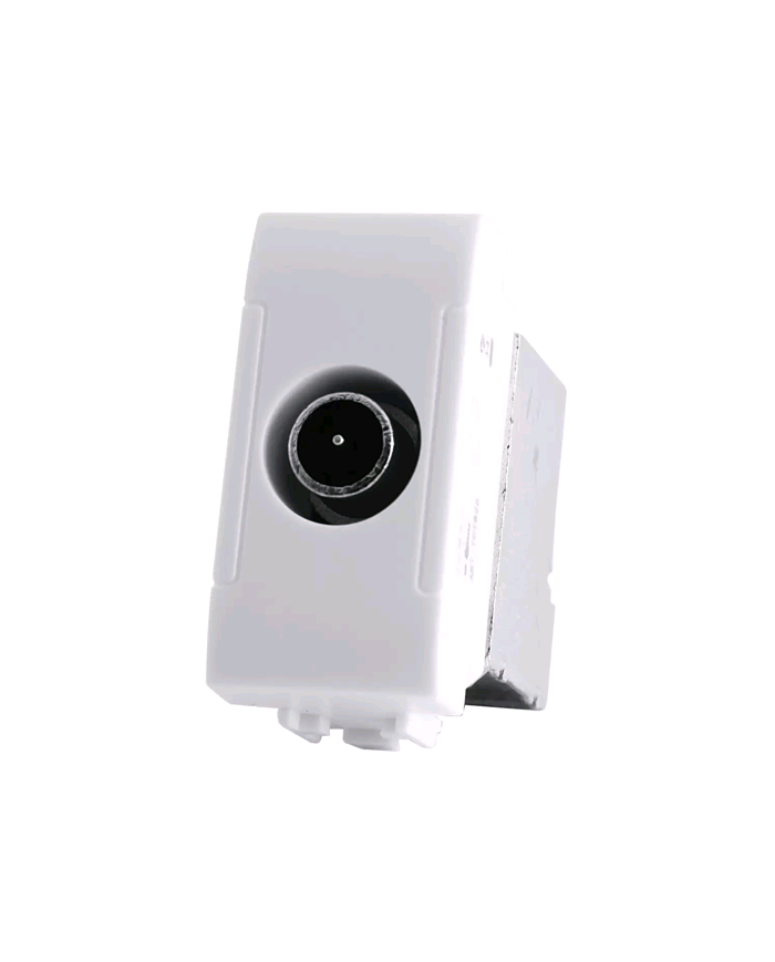 PRESA TV DERIVATA LIVING LIGHT COMPATIBILE BIANCO