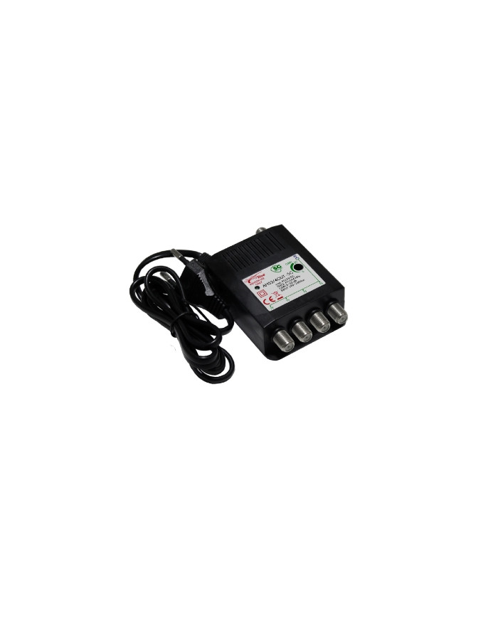 AMPLIFICATORE DA INTERNO UHF+VHF 20DB 4OUT