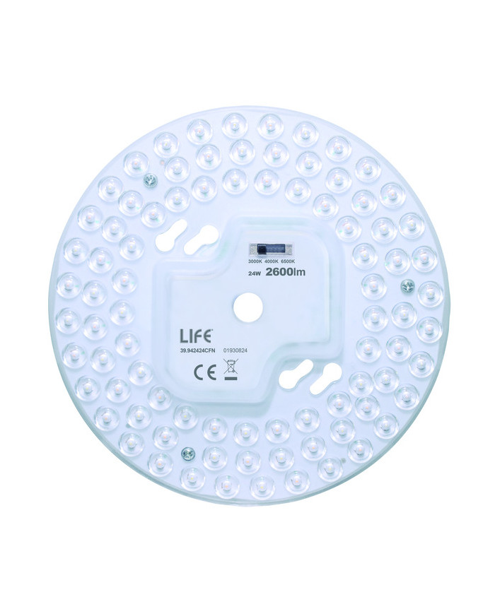 LAMPADA LED CIRCOLINA CON MAGNETE 24W TRICOLOR