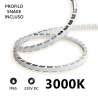 STRISCIA LED SNAKE FLEX 5M IP65 230V 3000K 11W/M