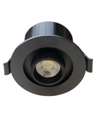 PUNTO LUCE DA INCASSO ESTRAIBILE 6W IP20 600LM  NERO 3000K/4200K/6500K