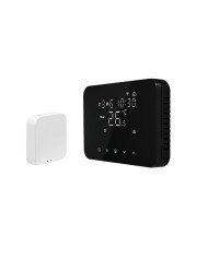 TERMOSTATO SMART A BATTERIE SOFT TOUCH NERO