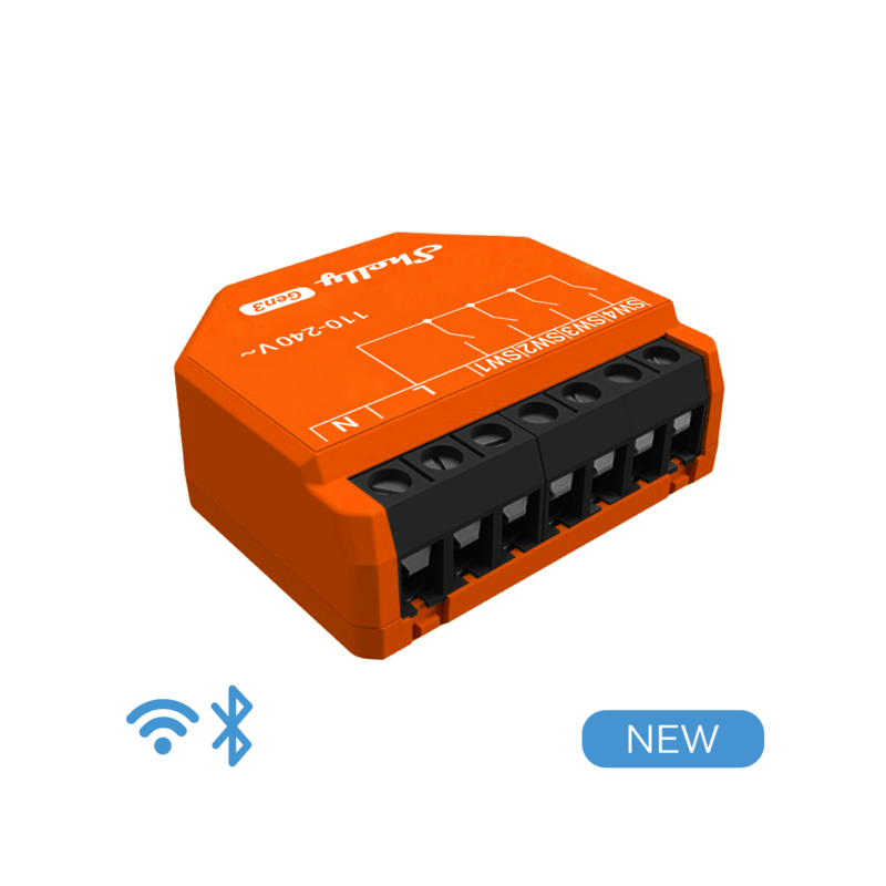 SMART CONTROL 4 INPUT AC WIFI/BT SHELLY I4 GEN 3