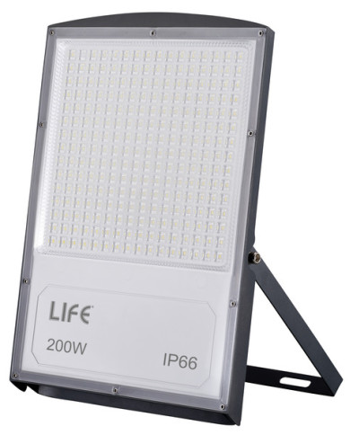 FARO LED GRIGIO 200W 4000K LUCE NATURALE IP65 F71