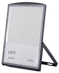 FARO LED GRIGIO 200W 4000K LUCE NATURALE IP65 F71