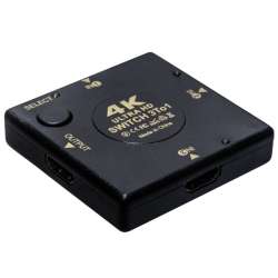 SWITCH HDMI 3 IN - 1 OUT, UHD TV 4K X 2K @30HZ