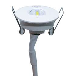 FARETTO A LED DI EMERGENZA DA INCASSO 1W 130LM