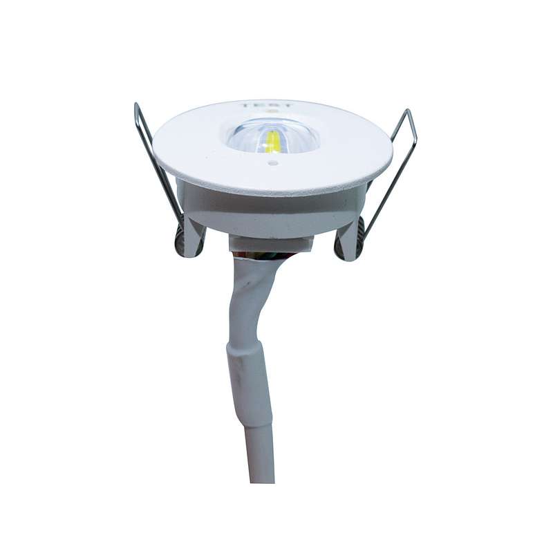 FARETTO A LED DI EMERGENZA DA INCASSO 1W 130LM