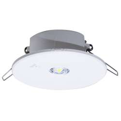 FARETTO A LED DI EMERGENZA DA INCASSO 1W 130LM