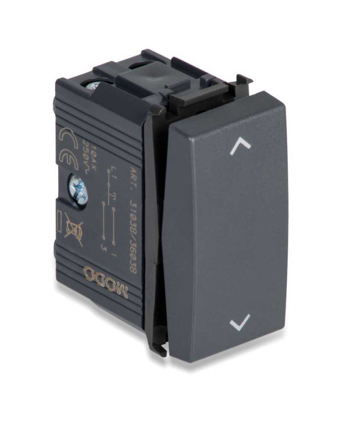 DOPPIO PULSANTE PER TAPPARELLE 1P 10A