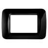 PLACCA 3 POSTI NERO GEWISS