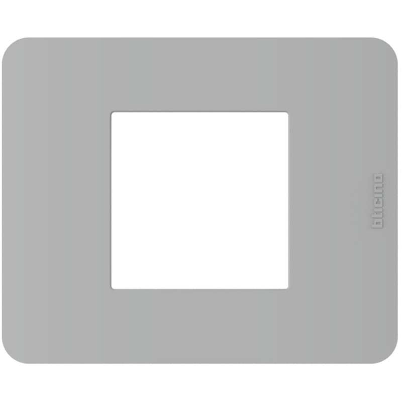 PLACCA MATIX GO 2 MODULI GRIGIO