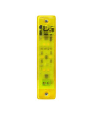 LAMPEGGIANTE LUMINOSO LED MINI GIALLO DA INTERNO 12/24V ACV/DC