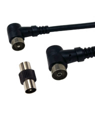 CAVO ANTENNA TV SPINA/PRESA 1,5 MT NERO