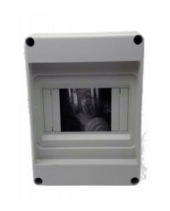 CENTRALINO DA PARETE 4M MODULI GRIGIO IP40