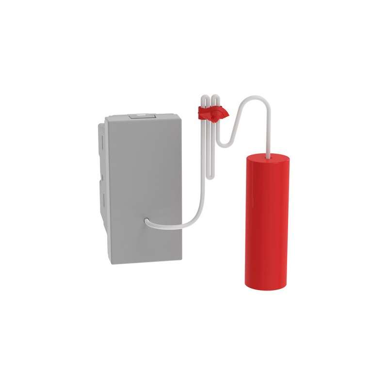 PULSANTE A TIRANTE 1P 10A GRIGIO MATIX GO