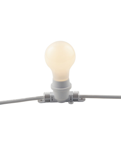 CATENA PORTALAMPADE IP44 E27 BIANCO