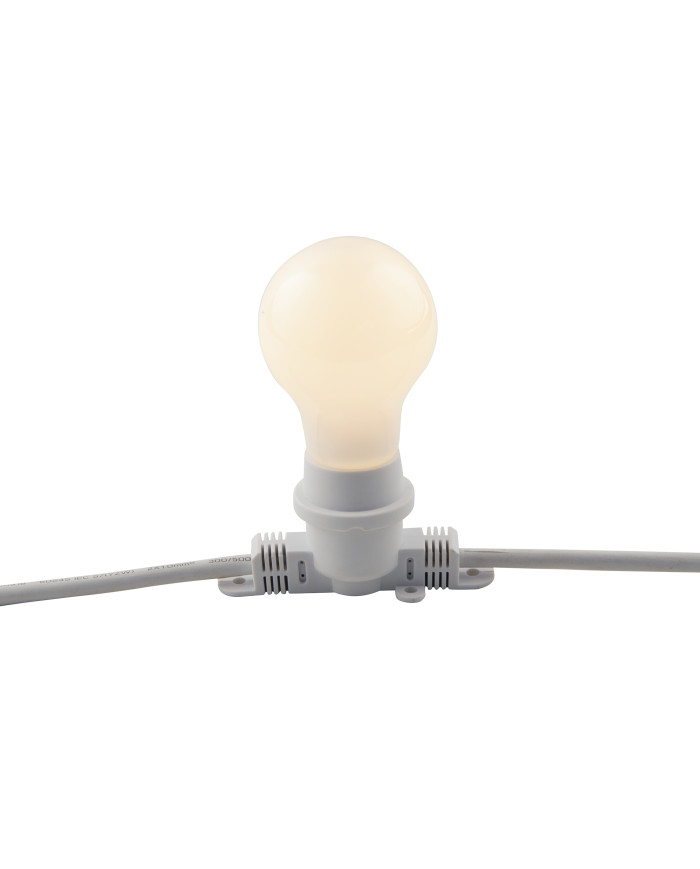 CATENA PORTALAMPADE IP44 E27 BIANCO