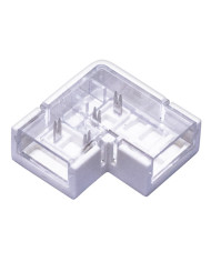 CONNETTORE DI GIUNZIONE PER STRISCE LED IN SILICONE AD ANGOLO