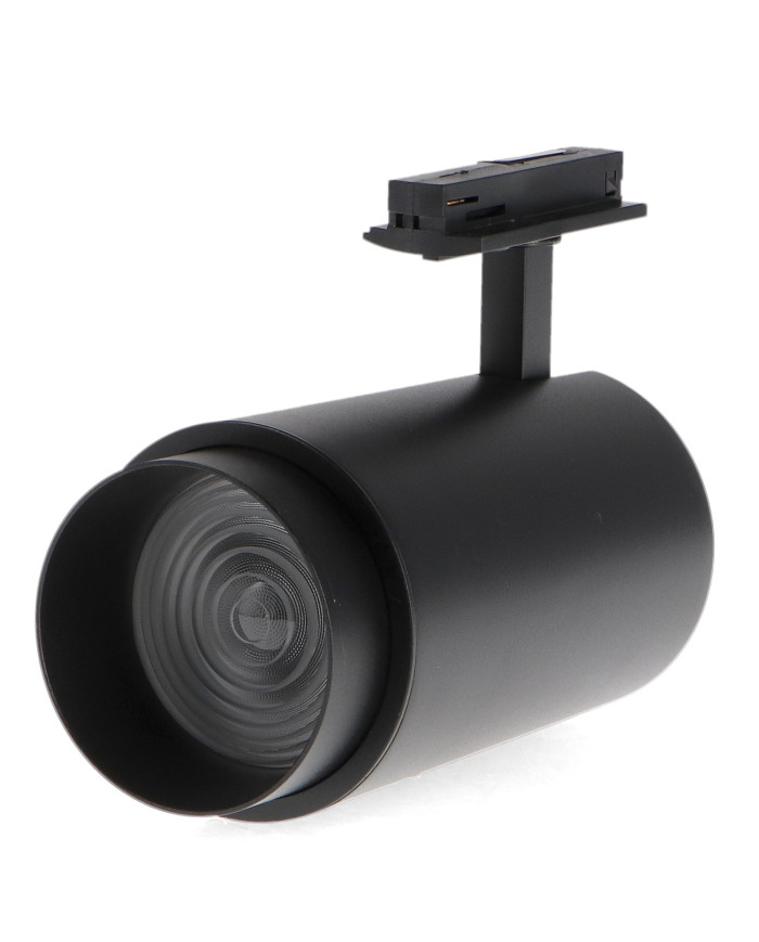 FARETTO MONOFASE NERO ORIENTABILE 30W CCT