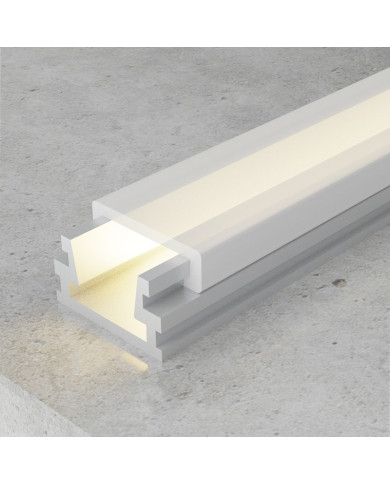 KIT PROFILO IN ALLUMINIO SLIM 2M