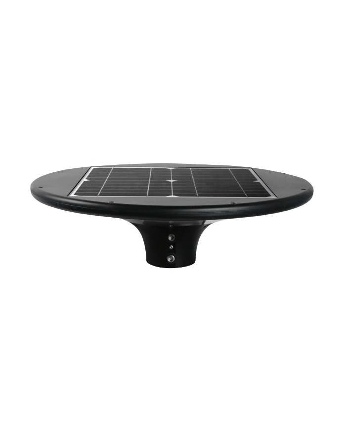 LAMPIONE CON PANNELLO SOLARE 20W TRICOLOR