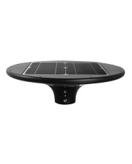 LAMPIONE CON PANNELLO SOLARE 20W TRICOLOR