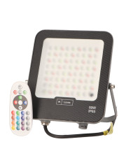 FARO LED RGB 50W NERO CON TELECOMANDO OSRAM