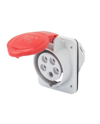 PRESA FISSA DA INCASSO A 10° HP IP44/IP54 3P+T 32A