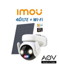 TELECAMERA DA ESTERNO AOV PT A BATTERIA 5MP IP66