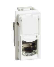 CONNETTORE RJ45 TIPO TOOLLESS IDC CAT.6A UTP 1M LIVING NOW BIANCO
