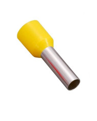 PUNTALINO SINGOLO SEZ. 6MM GIALLO 100PZ.