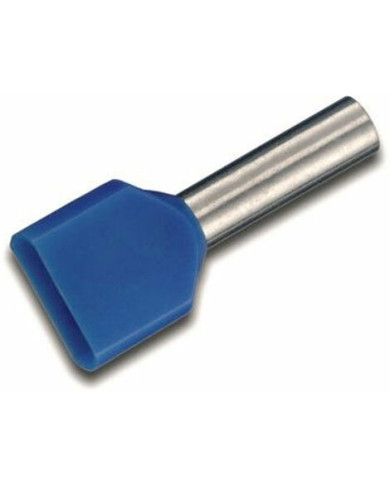 PUNTALINO DOPPIO SEZ. 2,5MM BLU 250PZ.