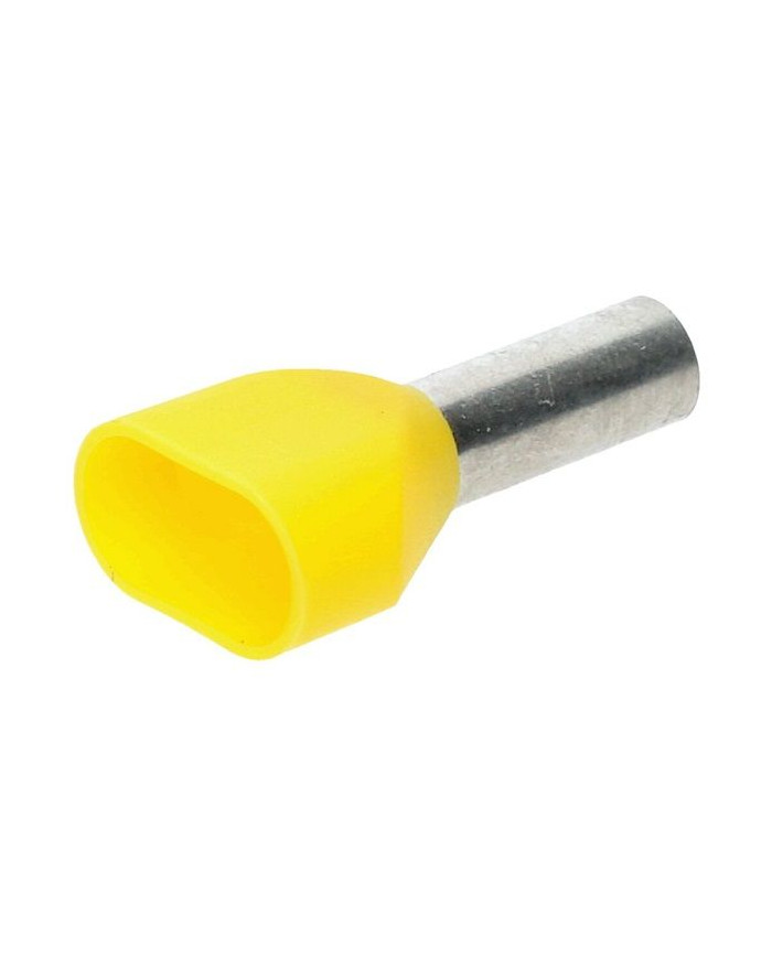PUNTALINO DOPPIO SEZ. 6MM GIALLO 100PZ..