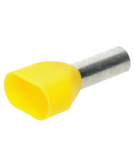 PUNTALINO DOPPIO SEZ. 6MM GIALLO 100PZ..
