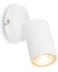 FARETTO DA PARETE CON GU10 ORIENTABILE BIANCO