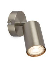 FARETTO DA PARETE CON GU10 ORIENTABILE SATINATO