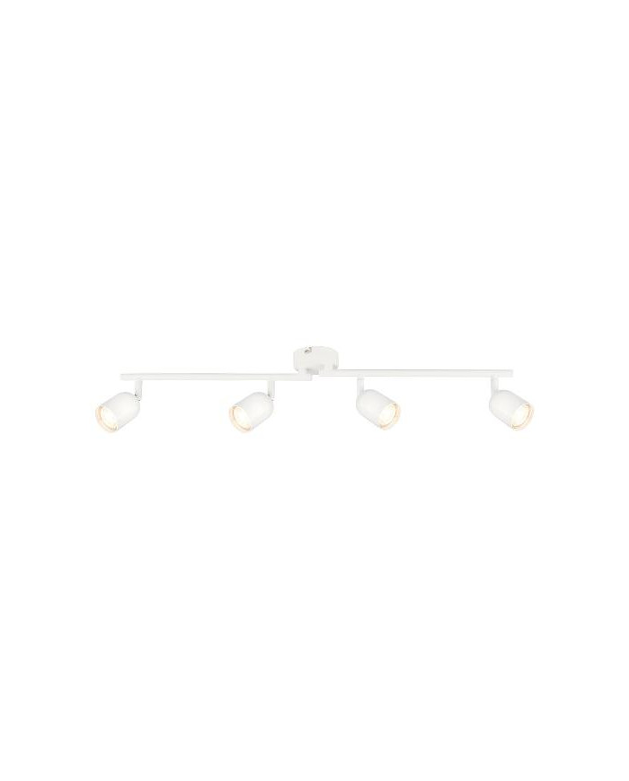BARRA CON 4 FARETTI SPOT GU10 BIANCO