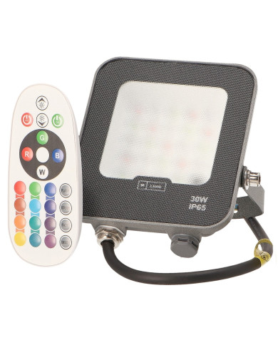 FARO A LED 30W RGB CON TELECOMANDO OSRAM