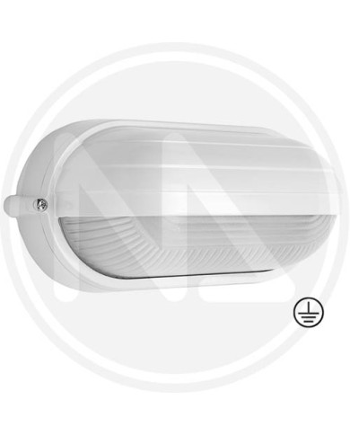 APPLIQUE DA PARETE OVALE MINI BIANCO PAPILLON