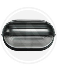 APPLIQUE DA PARETE OVALE MINI NERO PAPILLON