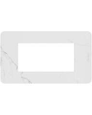 PLACCA MATIX GO 4 MODULI CARRARA IN TECNOPOLIMERO