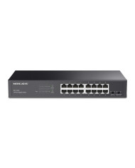 SWITCH DI RETE 16 PORTE AUTOREGOLANTI DESKTOP/RACK 10/100/1000MBPS CASE IN METALLO MERCUSYS