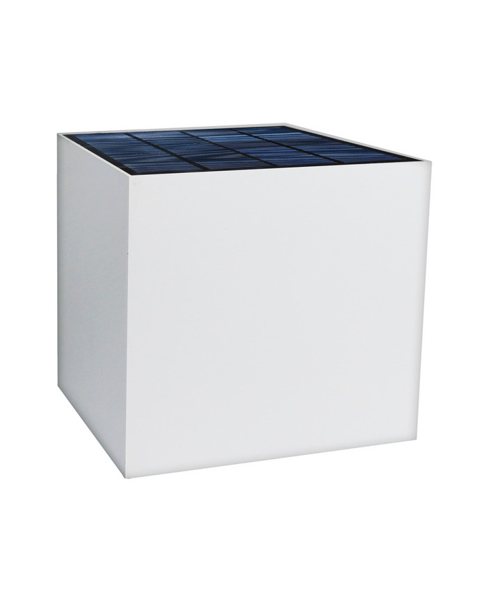 APPLIQUE A LED QUADRATO CON PANNELLO SOLARE 4000K