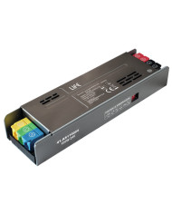 ALIMENTATORE METALLICO SLIM 24V 100W CON SOFT START E SELETTORE LUMINOSITÀ