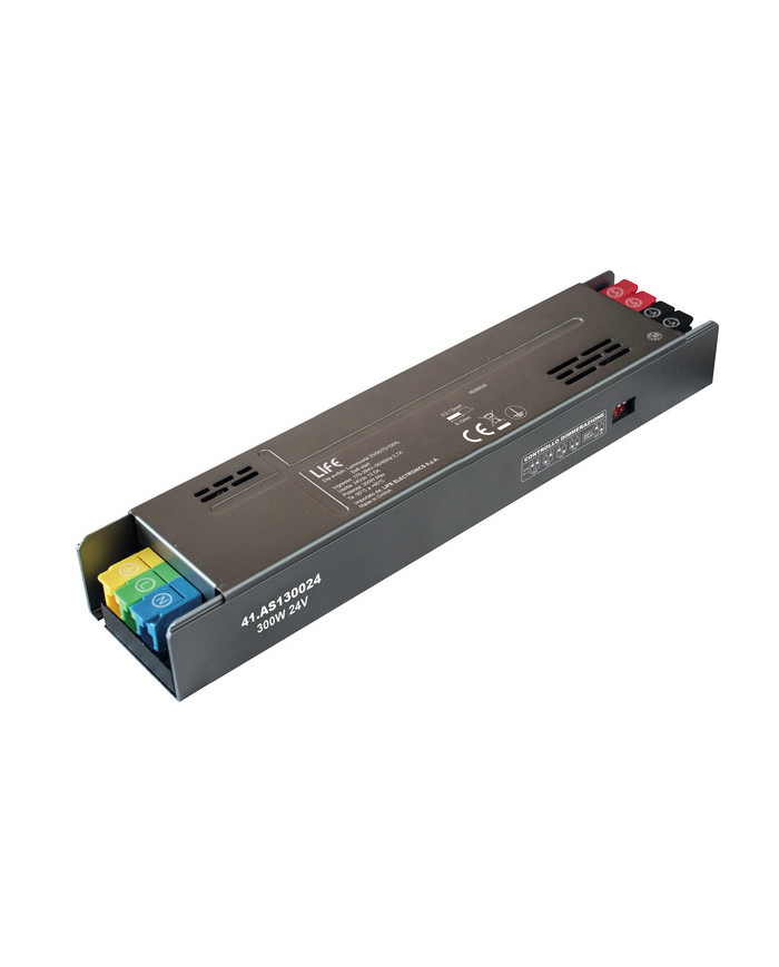 ALIMENTATORE METALLICO SLIM 24V 300W