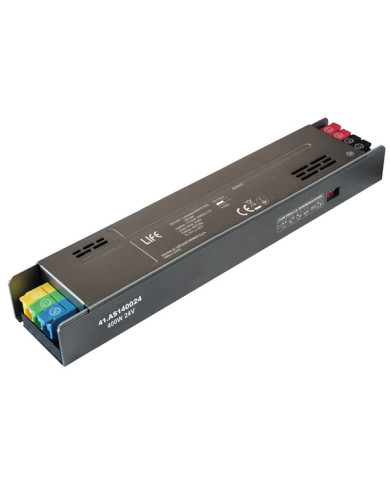 ALIMENTATORE METALLICO SLIM 24V 400W