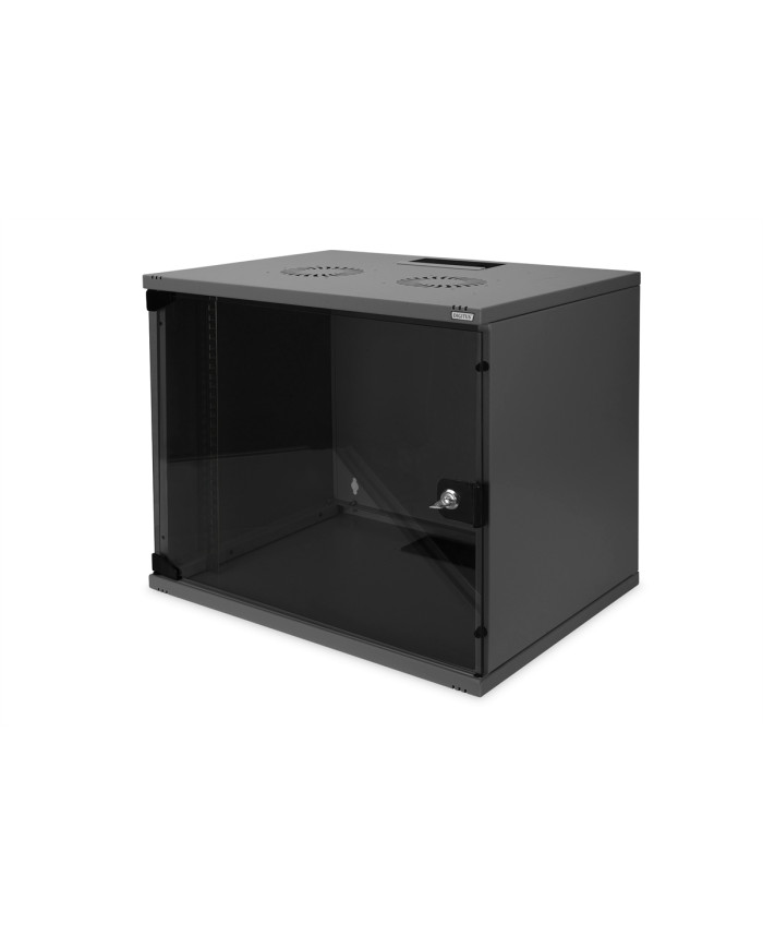 ARMADIO RACK DA MURO 12 UNITA 640X580X400 NERO