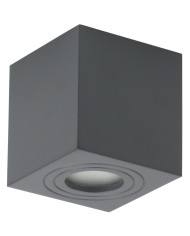 APPLIQUE IN ALLUMINIO IP65 PER 1 LAMPADA GU10 LED