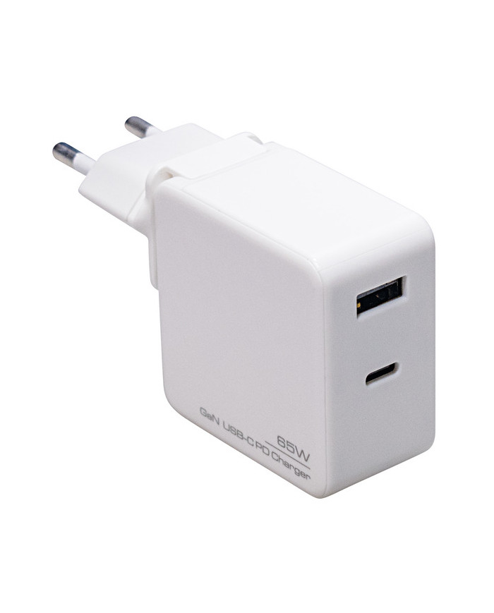 ALIMENTATORE SWITCHING 2 USB TIPO-C/TIPO-A 65W